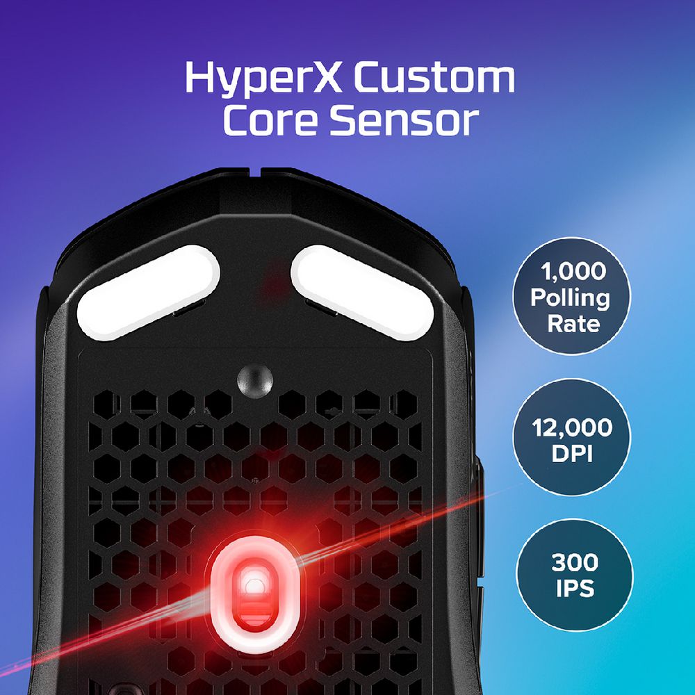 HyperX Pulsefire Haste 2 Core Wireless Gaming Mouse Black | Officeworks