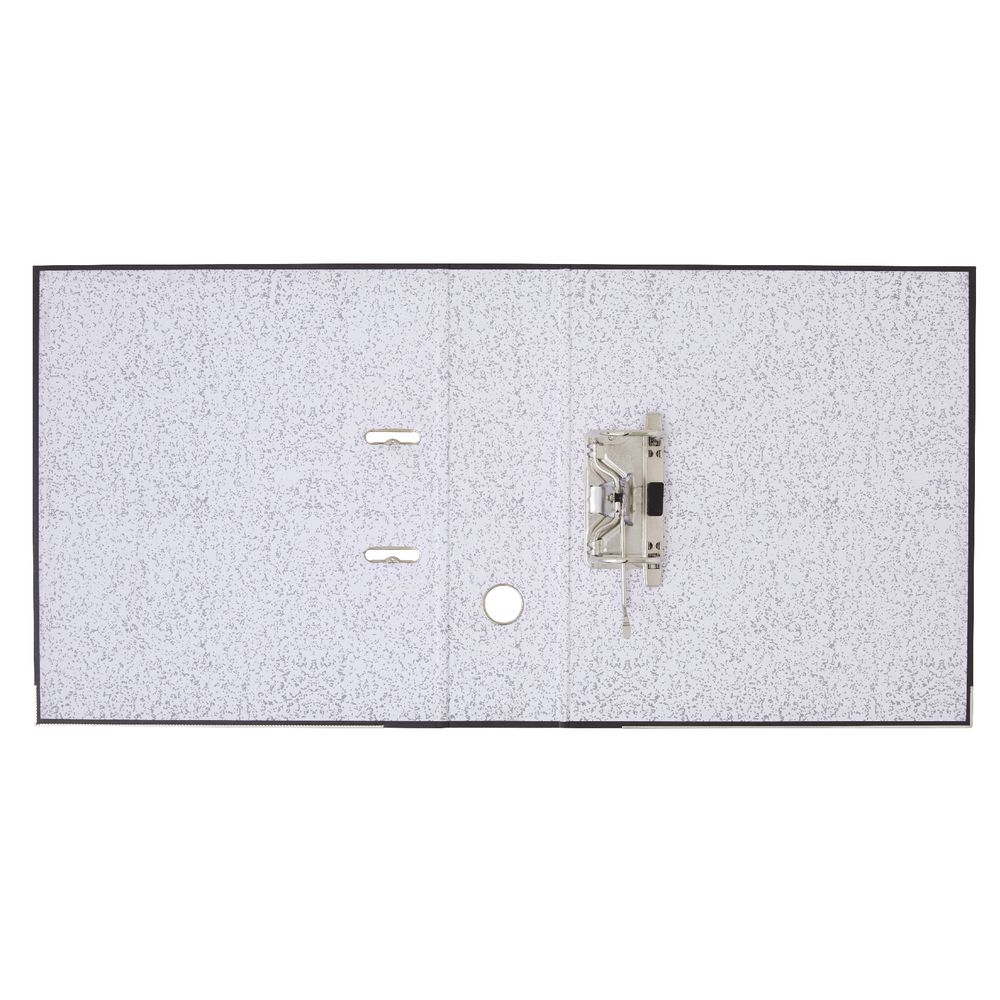 J.Burrows Lever Arch Extra Wide A4 2 Ring Board Black