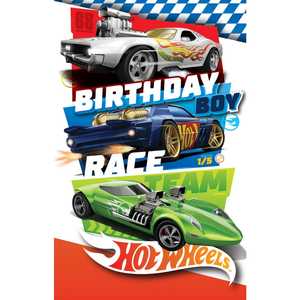Hot Wheels Happy Birthday Card | Officeworks