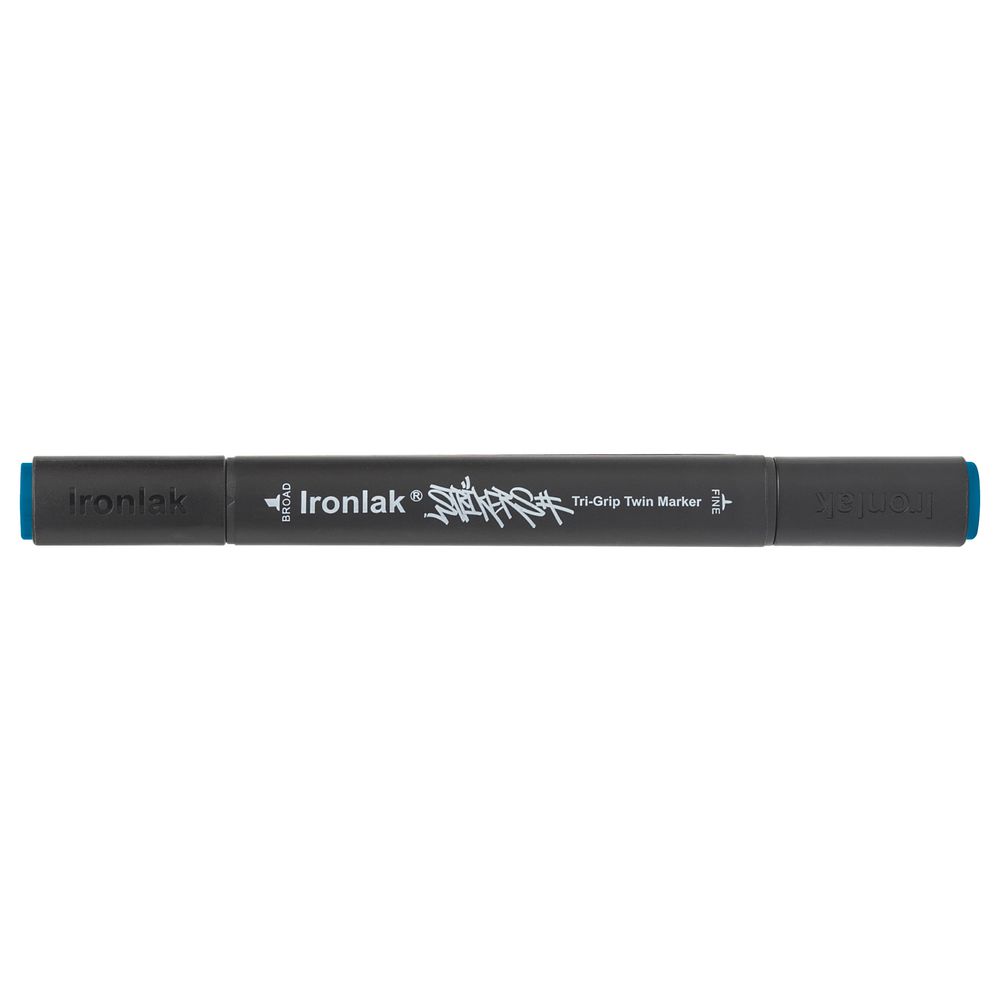 Ironlak Strikers Tri-Grip Twin Marker Indian Blue