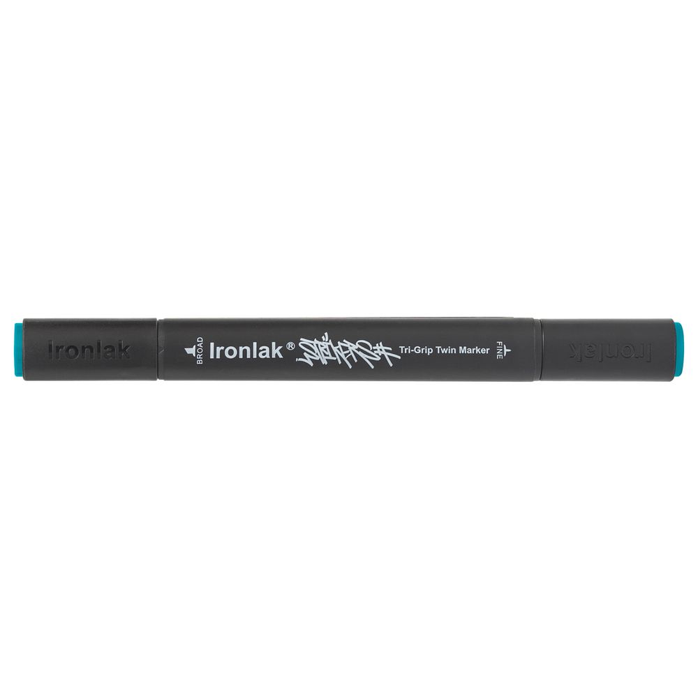 Ironlak Tri-Grip Twin Marker Ice Blue