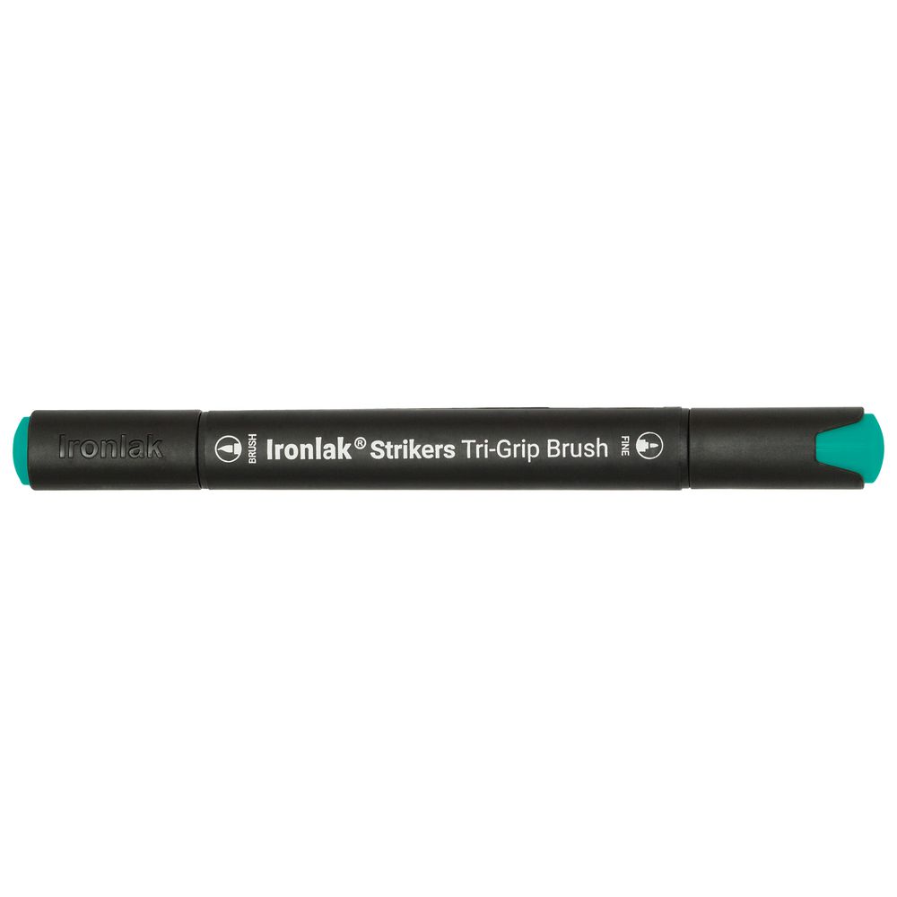 Ironlak Tri-Grip Brush Marker Mint Green Light