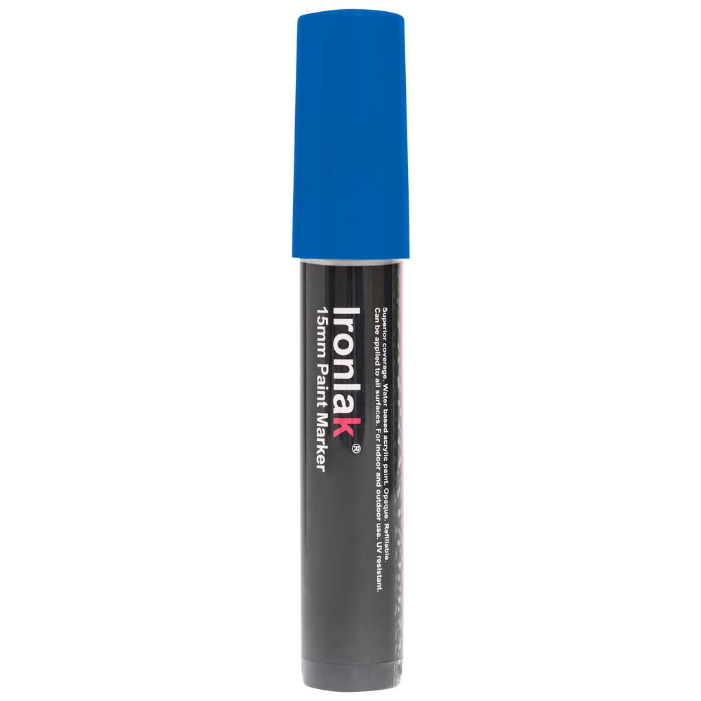 Ironlak Paint Marker 15mm Blue Shimmer