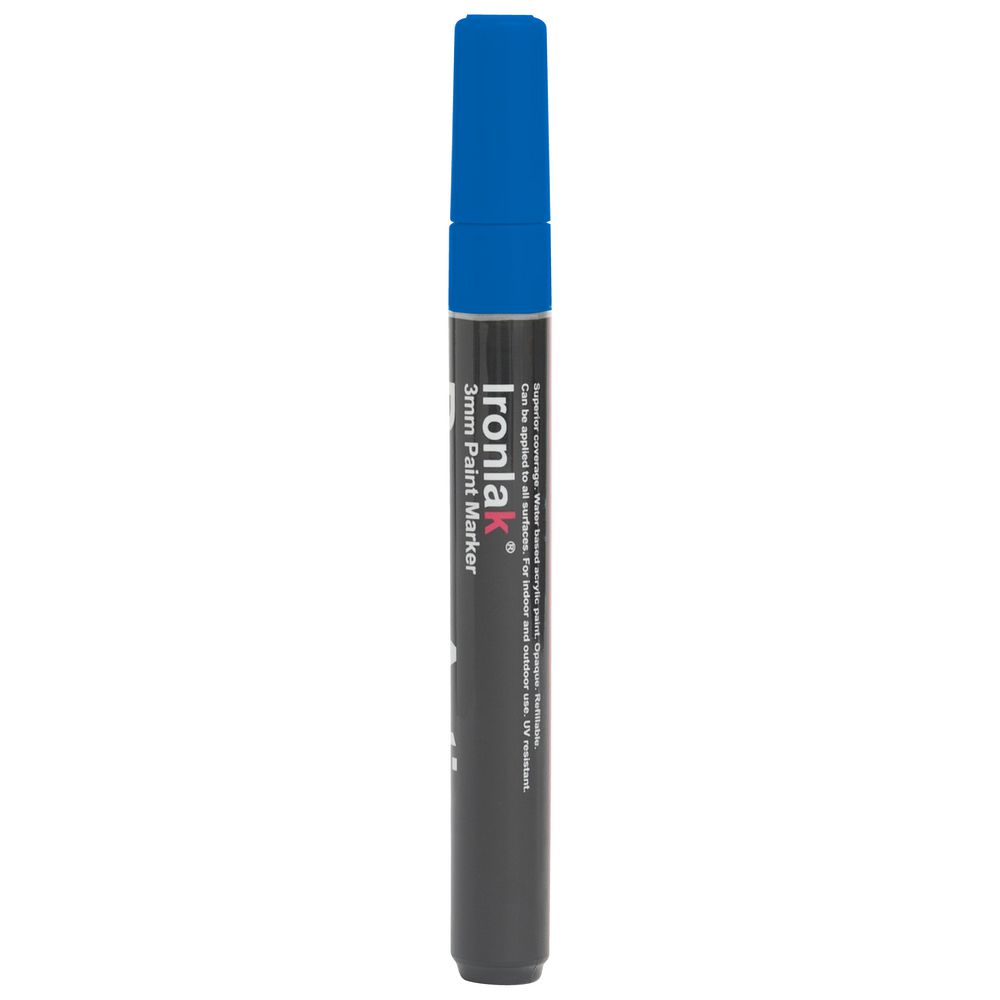 Ironlak Paint Marker 3mm Blue Shimmer