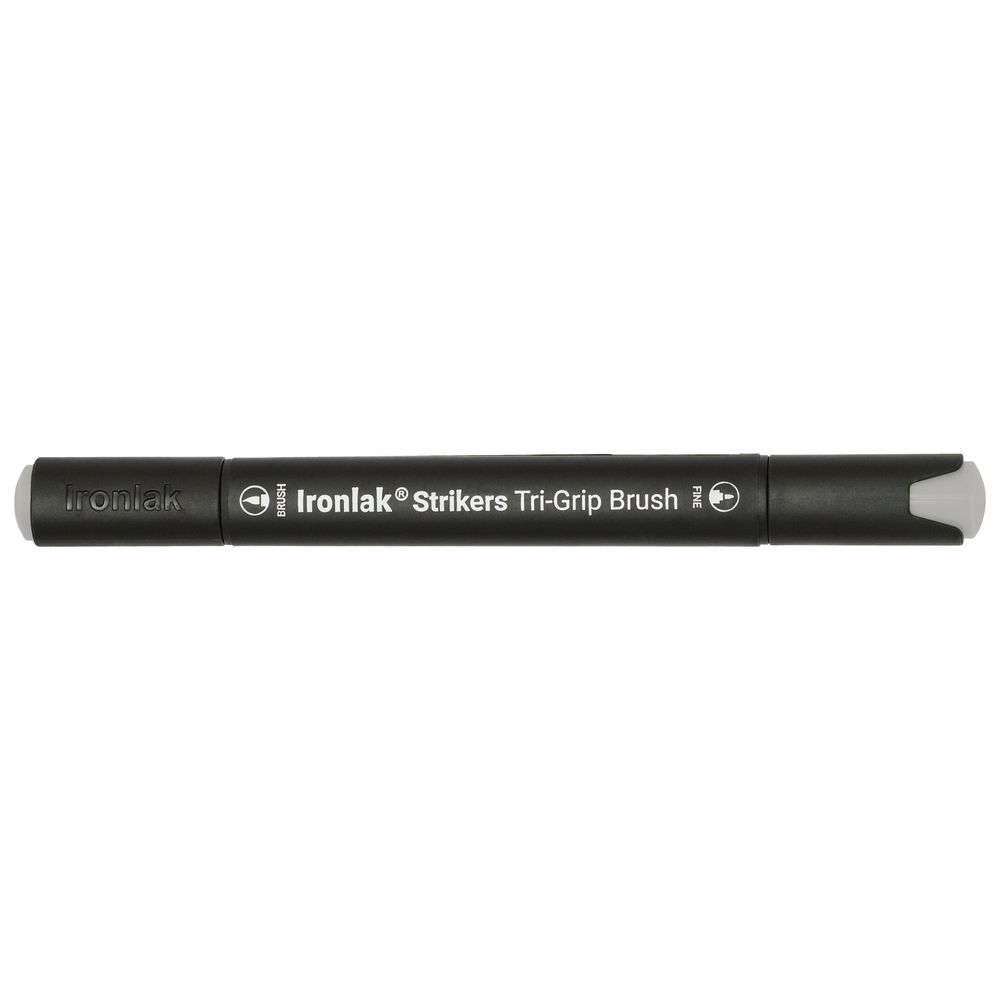 Ironlak Tri-Grip Brush Marker Cool Grey 2