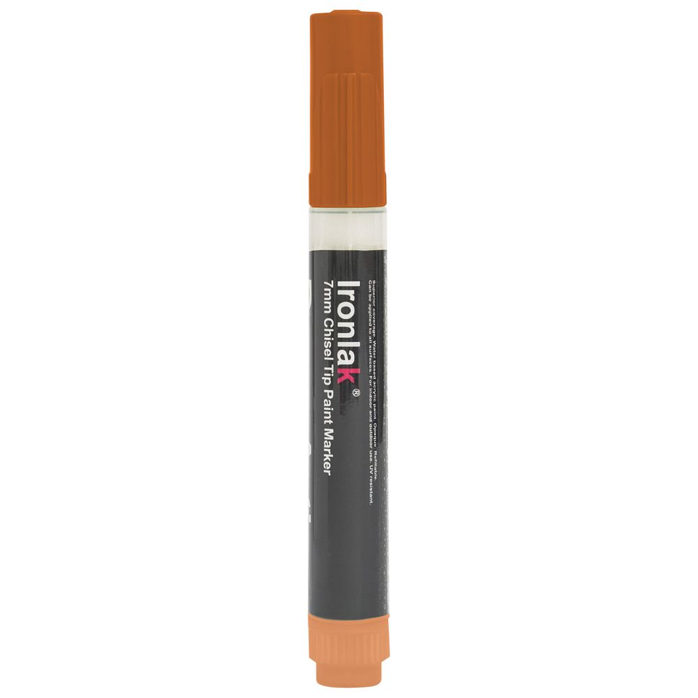 Ironlak Paint Marker 7mm Fluoro Orange
