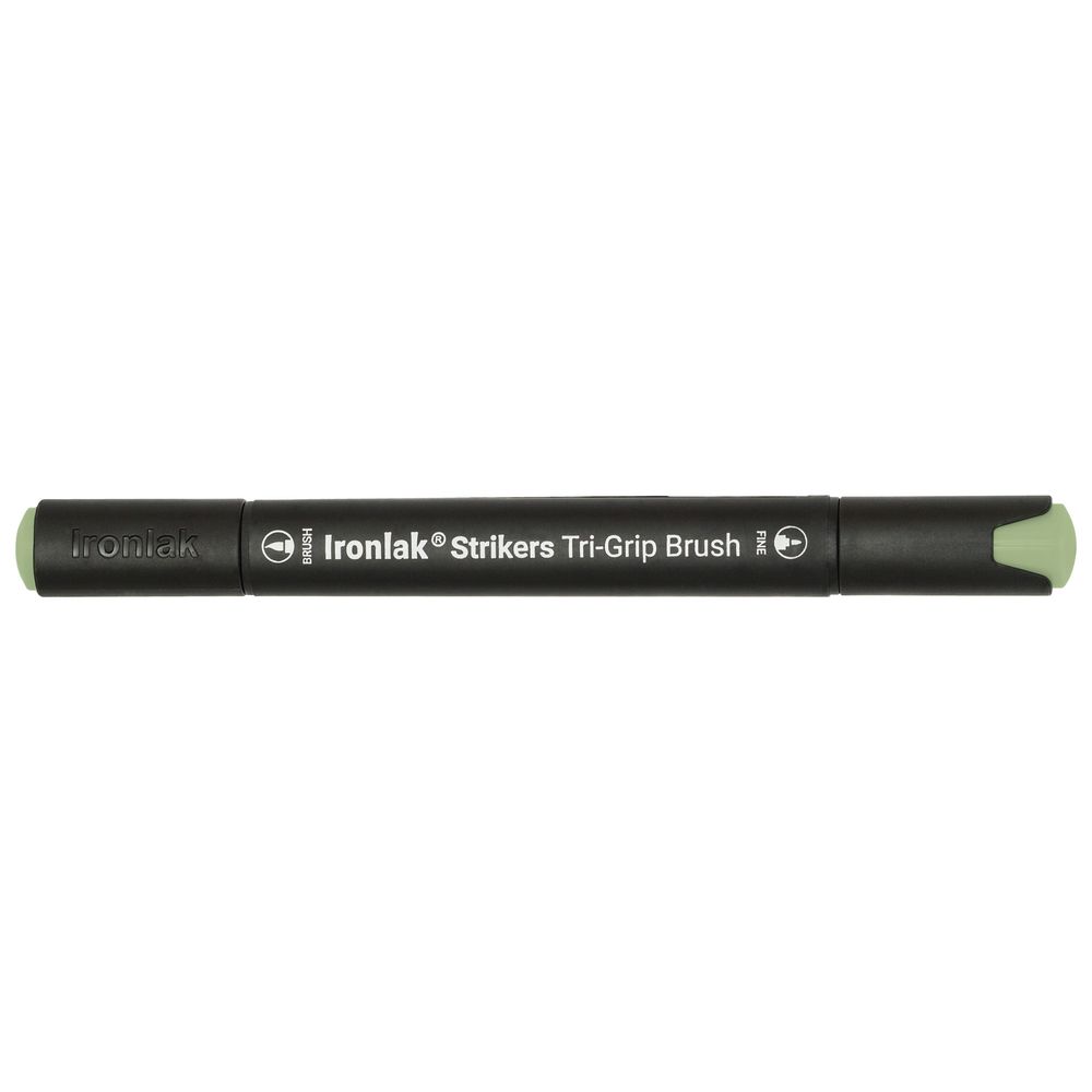 Ironlak Strikers Tri-Grip Brush Marker Pale Green