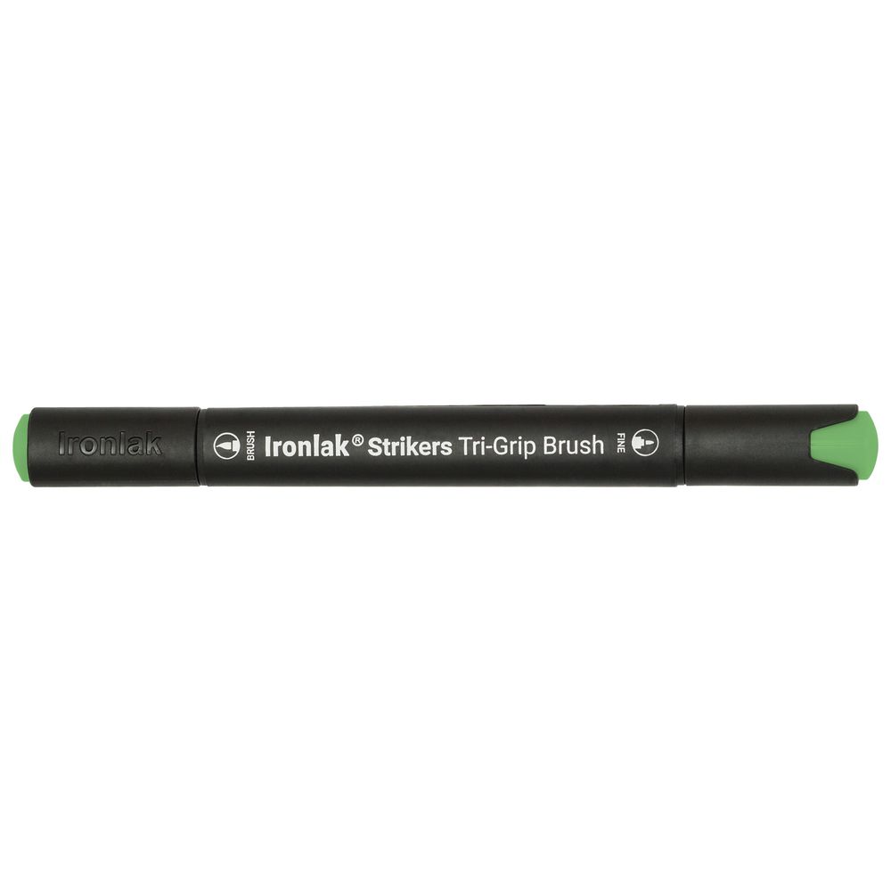 Ironlak Tri-Grip Brush Marker Grass Green