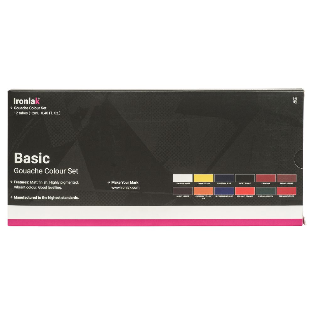 Ironlak Gouache Set 12 Piece