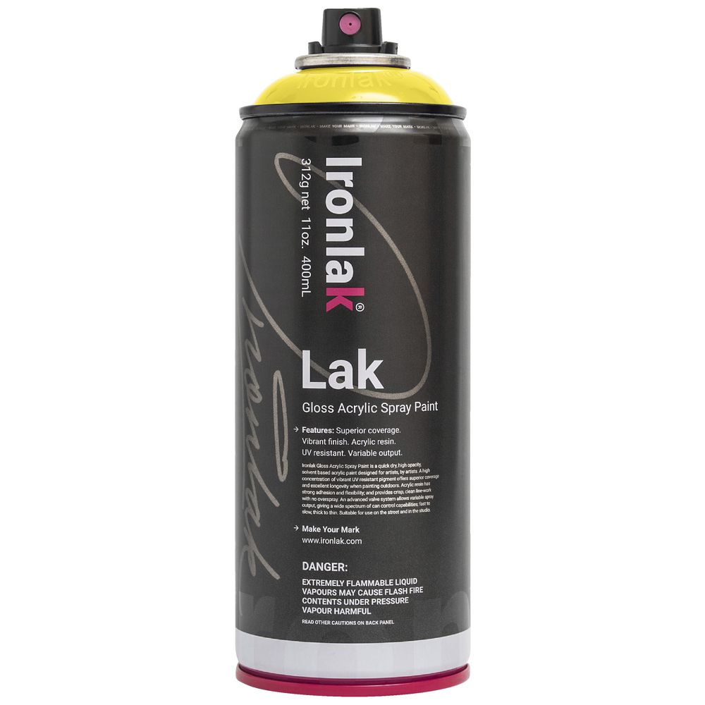 Ironlak Spray Paint 400mL Mustard