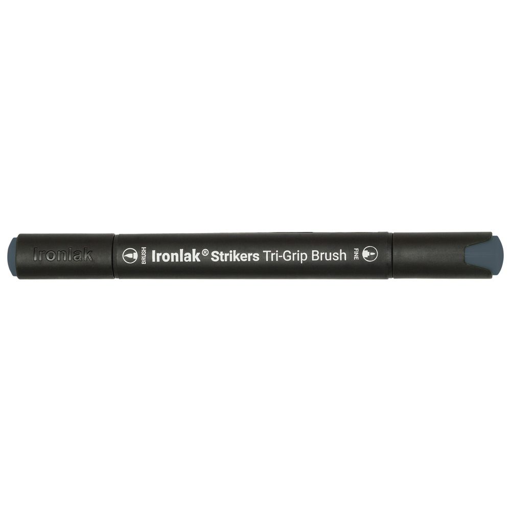 Ironlak Strikers Tri-Grip Brush Marker Neutral Grey 7