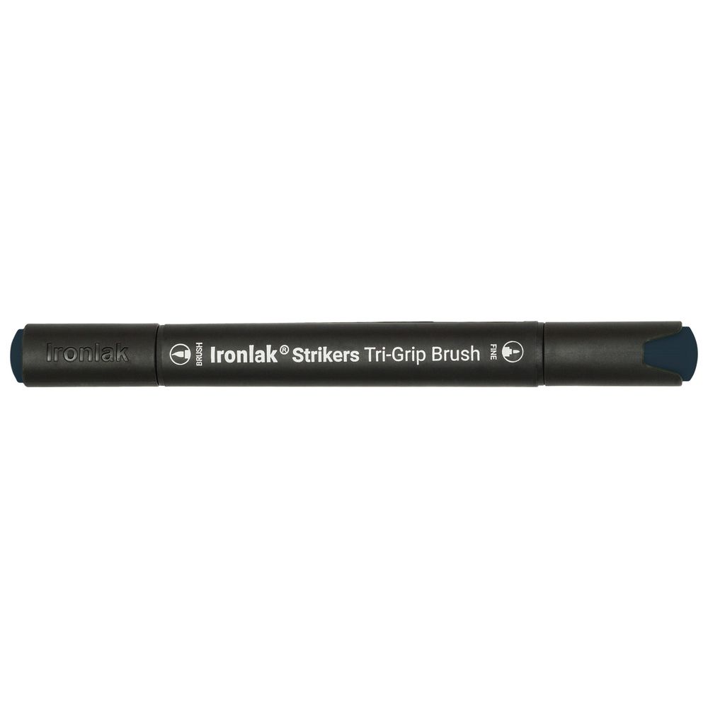 Ironlak Strikers Tri-Grip Brush Marker Neutral Grey 9