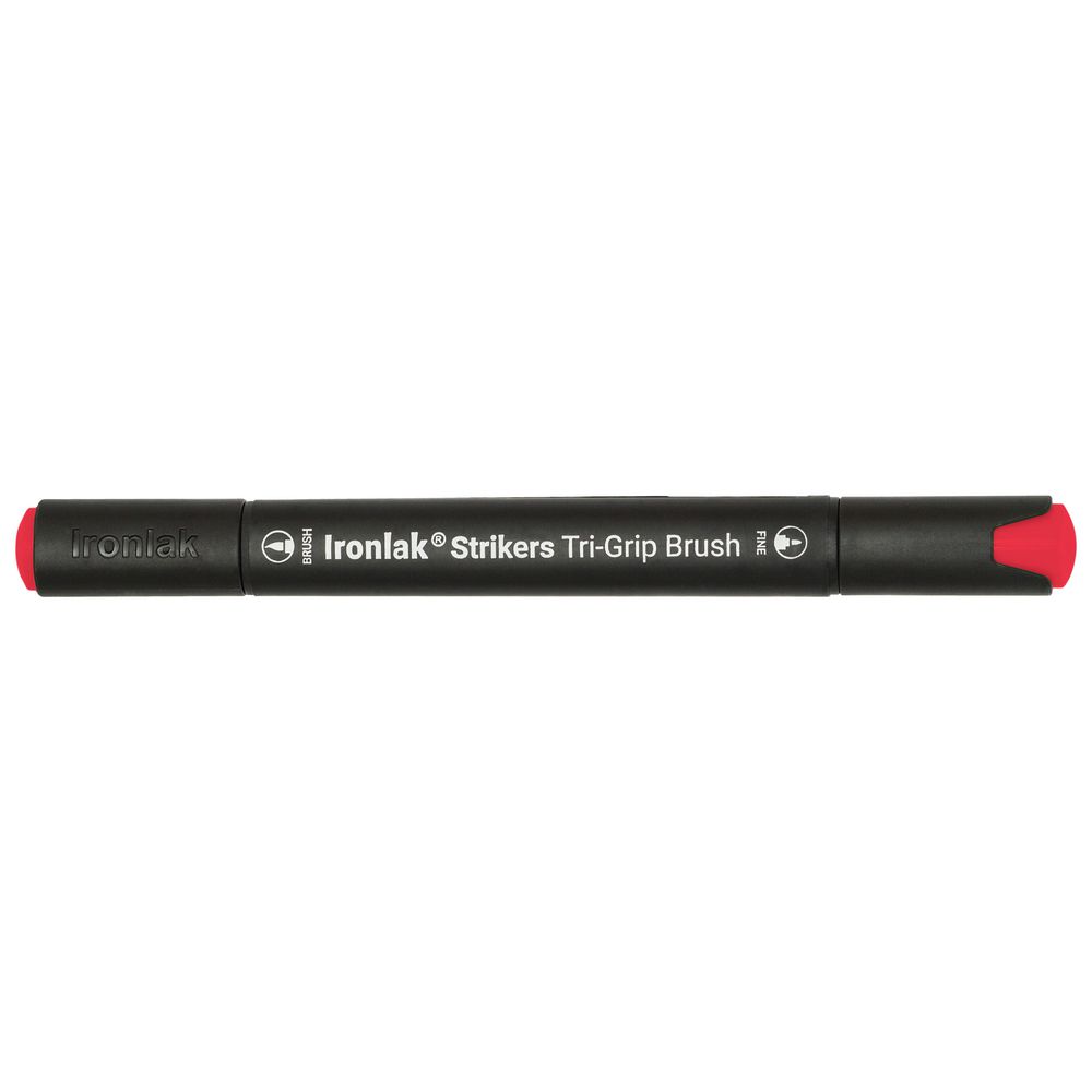 Ironlak Tri-Grip Brush Marker Geranium