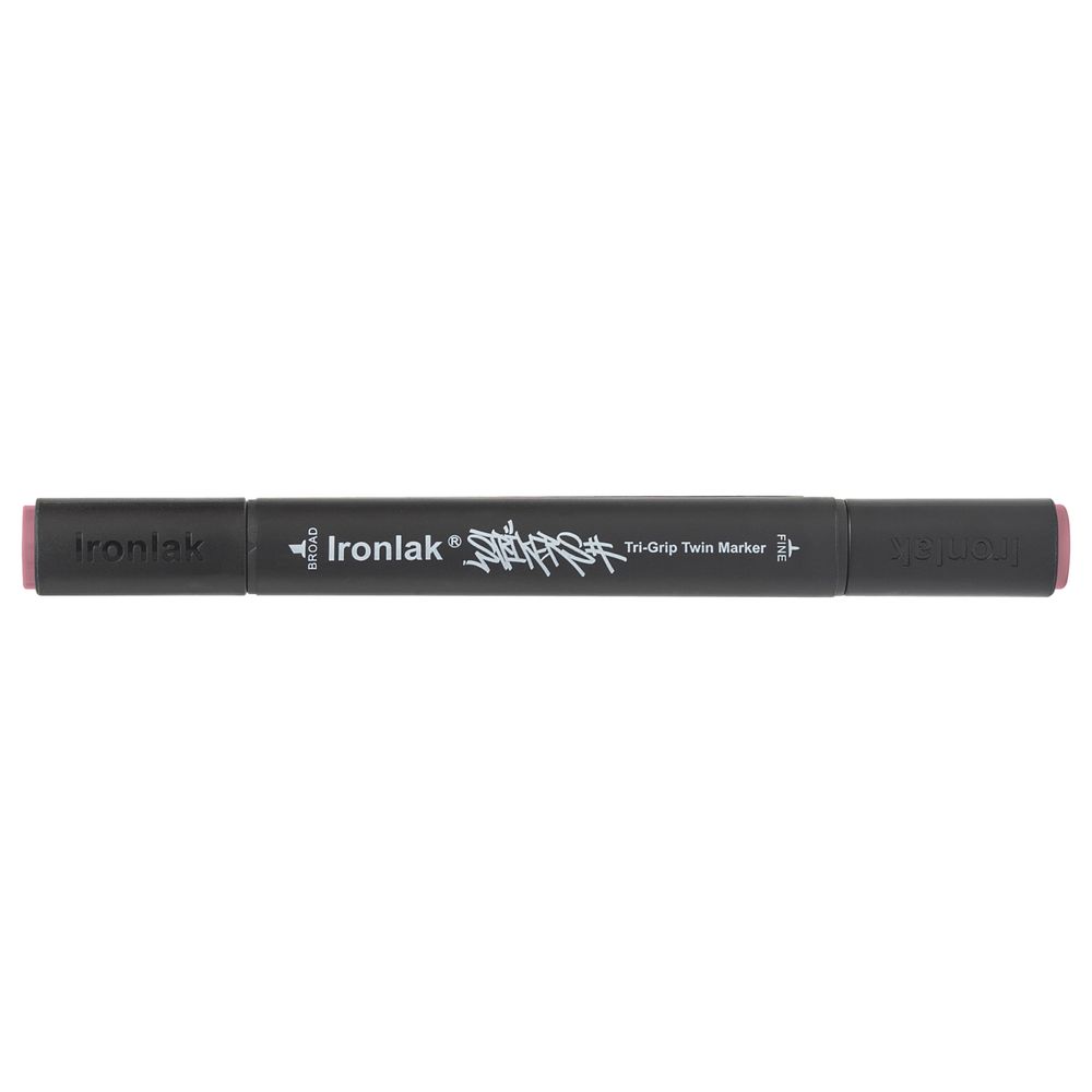 Ironlak Tri-Grip Twin Marker Pastel Rose
