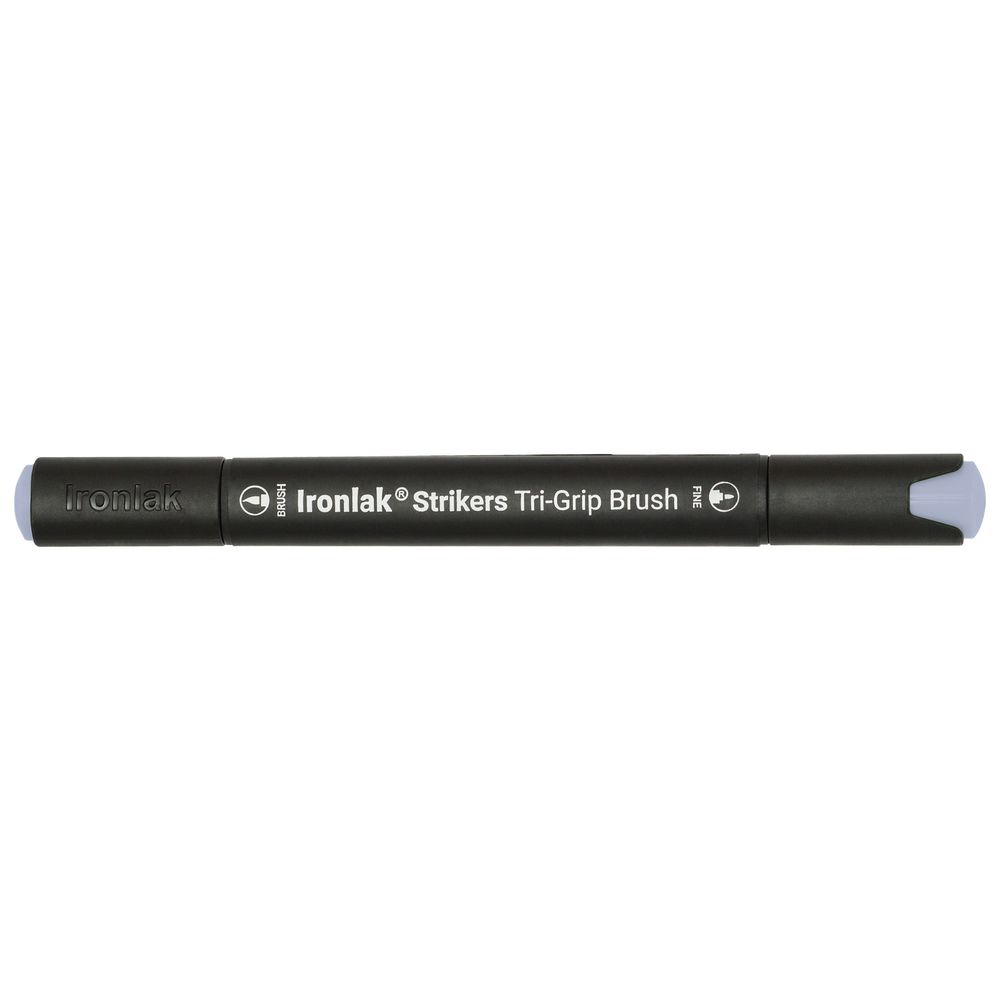 Ironlak Strikers Tri-Grip Brush Marker Dark Violet Light