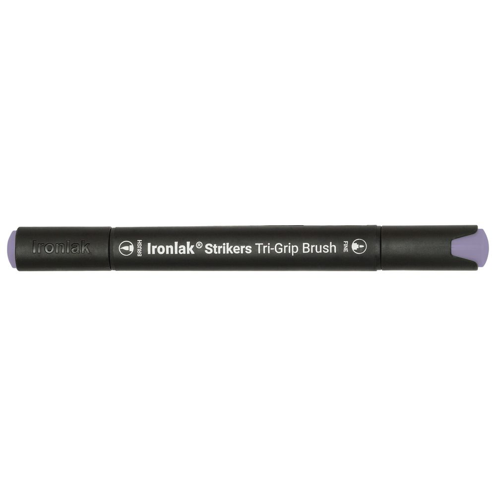 Ironlak Strikers Tri-Grip Brush Marker Lavender