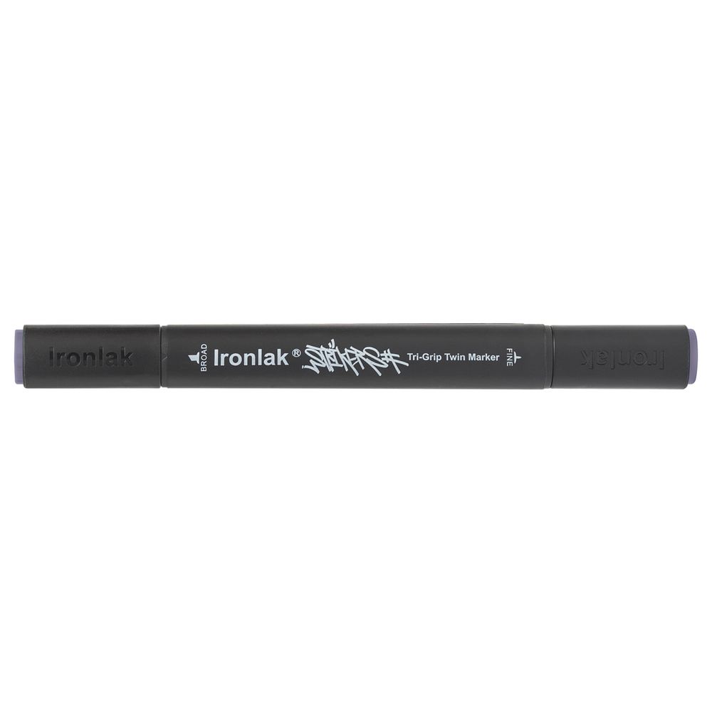 Ironlak Strikers Tri-Grip Twin Marker Lavender