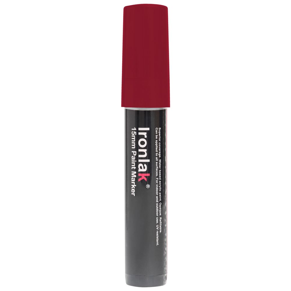 Ironlak Paint Marker 15mm Red Shimmer
