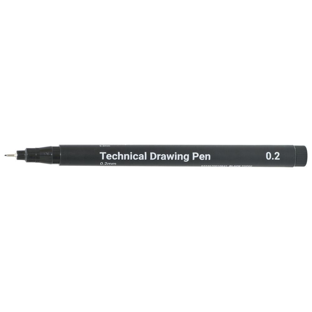 Ironlak Drawing Pen 0.2mm Black