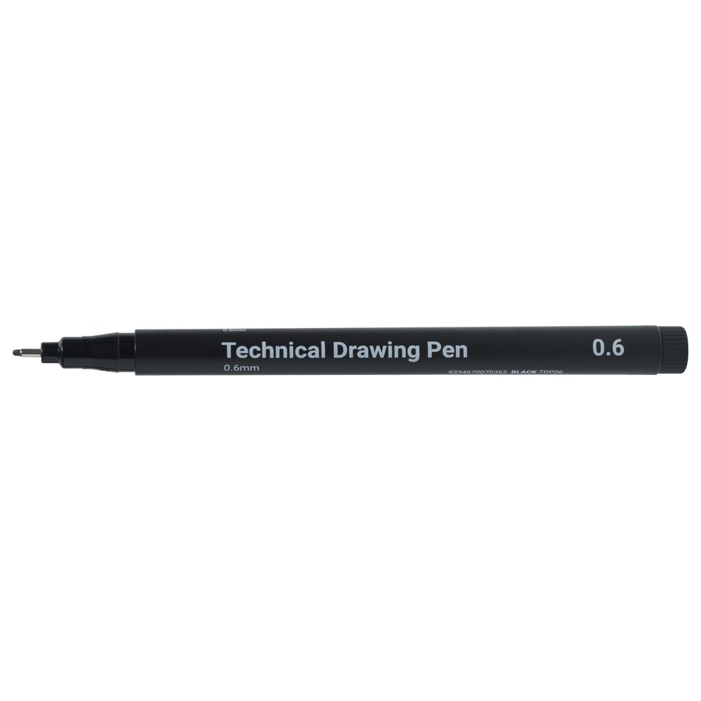 Ironlak Drawing Pen 0.6mm Black