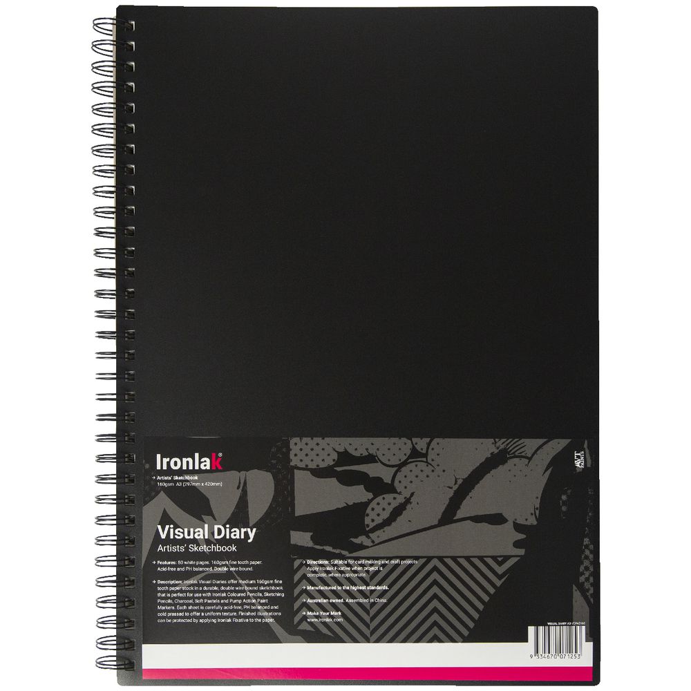 Ironlak Visual Diary A3 100 Page