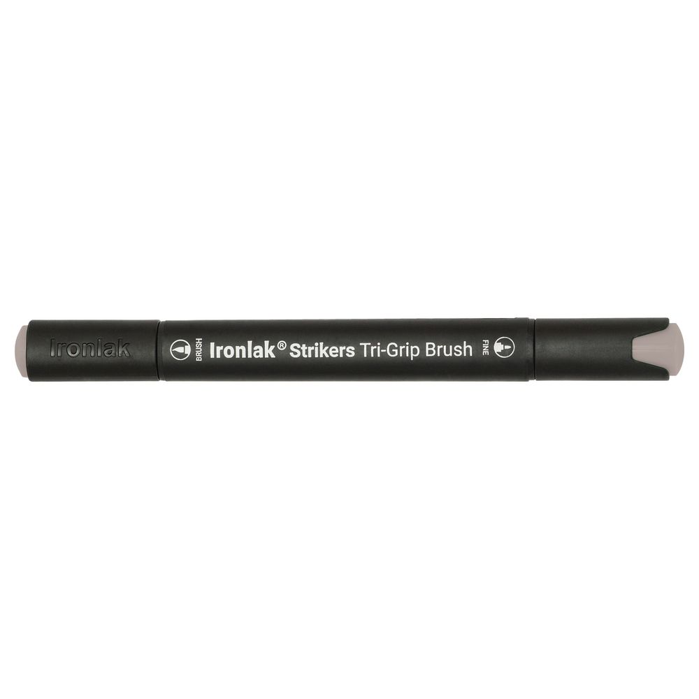 Ironlak Strikers Tri-Grip Brush Marker Warm Grey 3