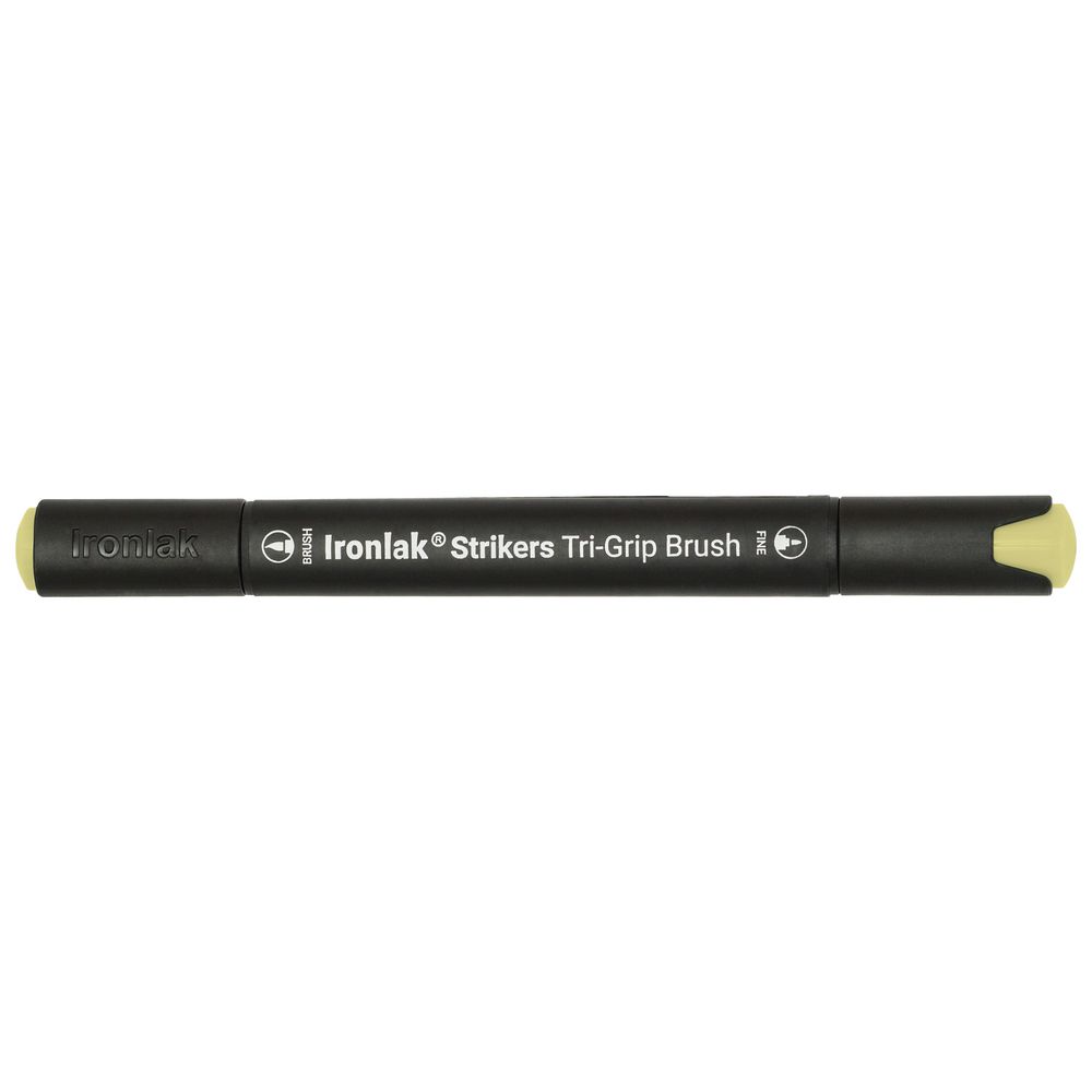 Ironlak Tri-Grip Brush Marker Canary Yellow