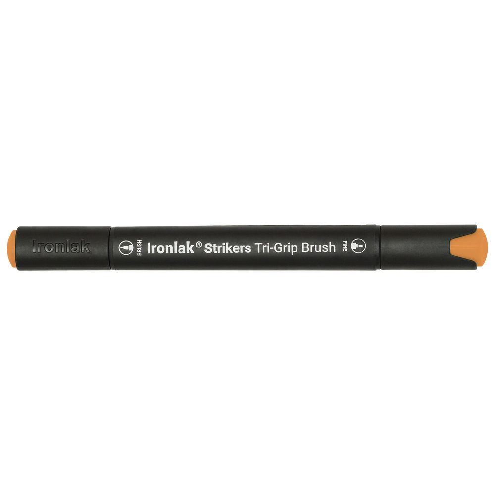 Ironlak Tri-Grip Brush Marker Dark Yellow