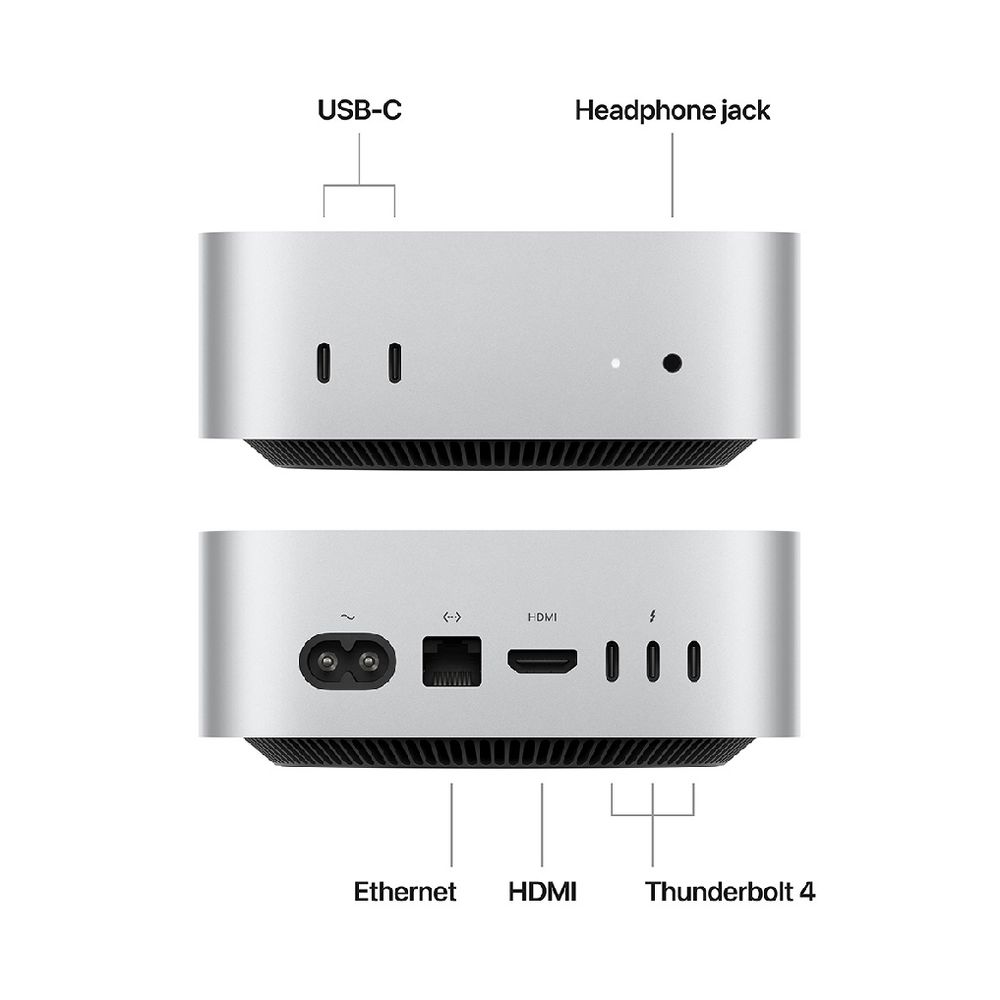 Mac mini (M4) 10 Core CPU 10 Core GPU 24/512GB | Officeworks