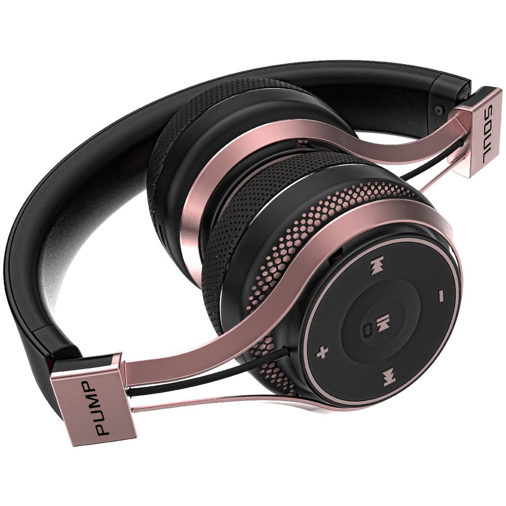 BlueAnt Pump Soul Wireless Sports Headphones Black Rose