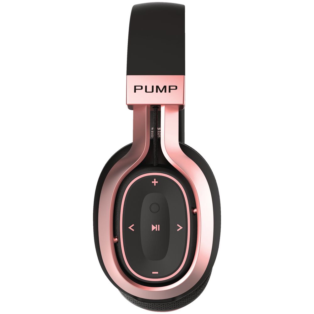 BlueAnt Pump Zone Wireless Headphones Black Rose Gold