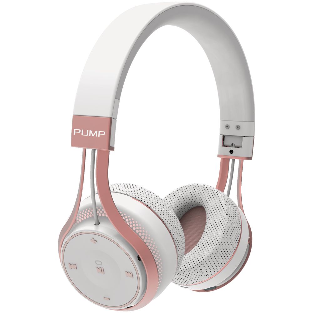 BlueAnt Pump Soul Wireless Headphones White Rose Gold