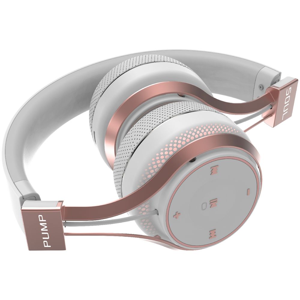 BlueAnt Pump Soul Wireless Headphones White Rose Gold
