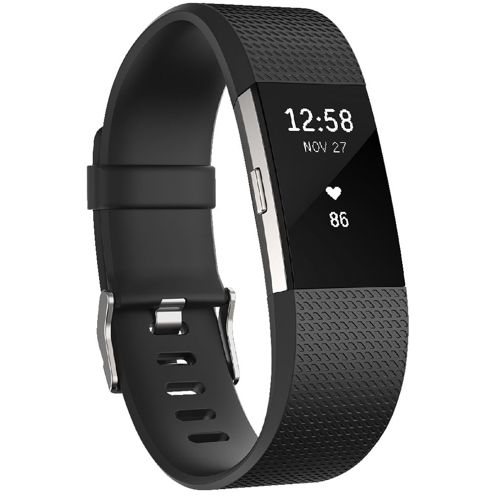 Fitbit Charge 2 Activity Tracker Black Small