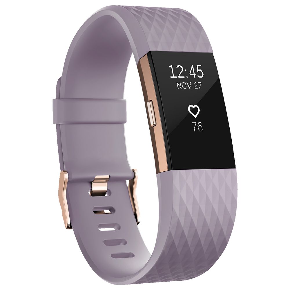 Fitbit Charge 2 Activity Tracker Special Edition Lavender L