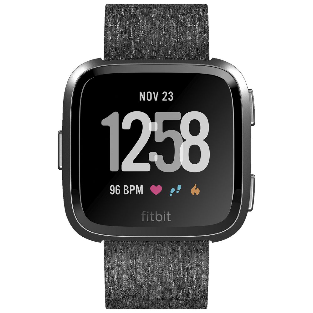 Fitbit Versa Smart Fitness Watch Special Edition Charcoal