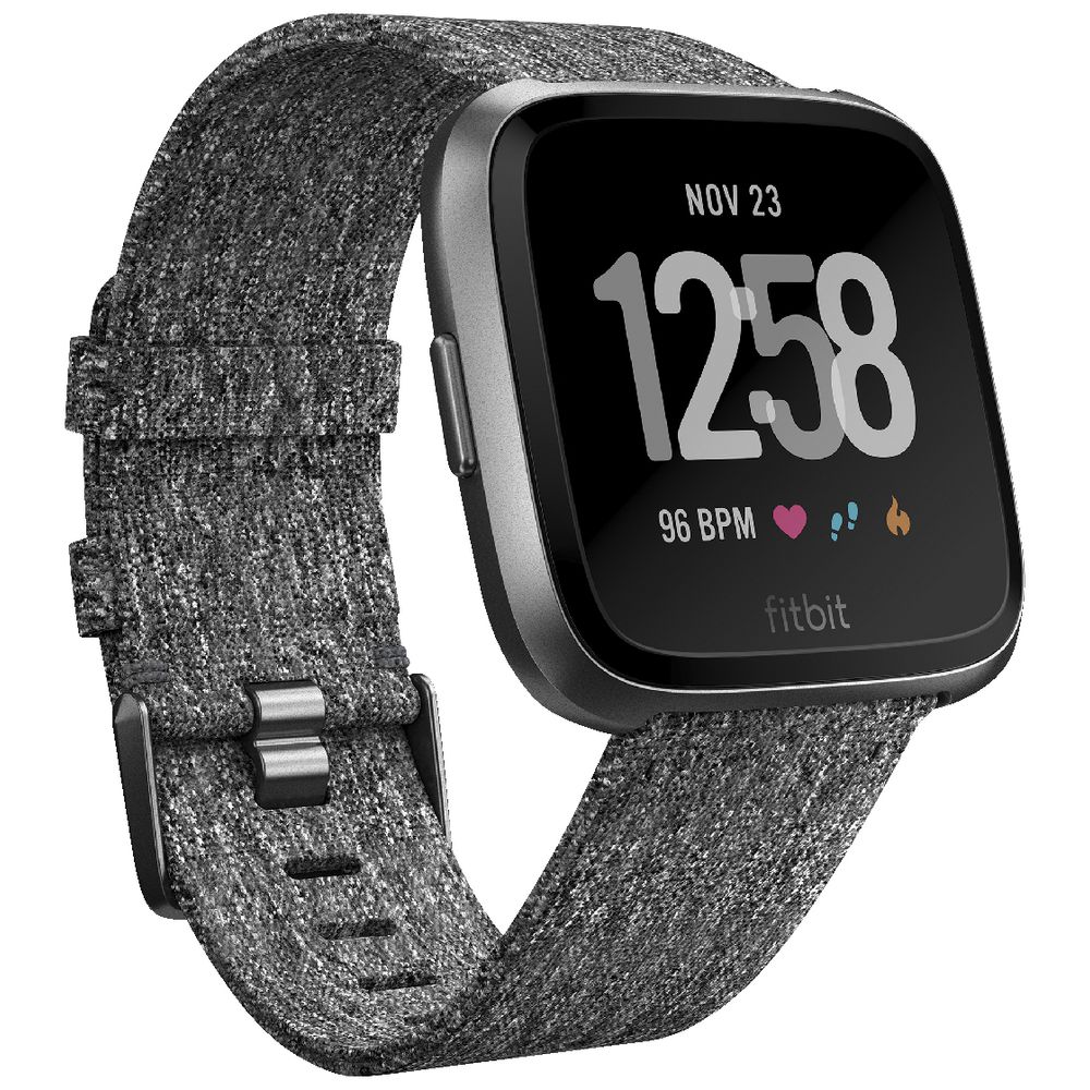 Fitbit Versa Smart Fitness Watch Special Edition Charcoal