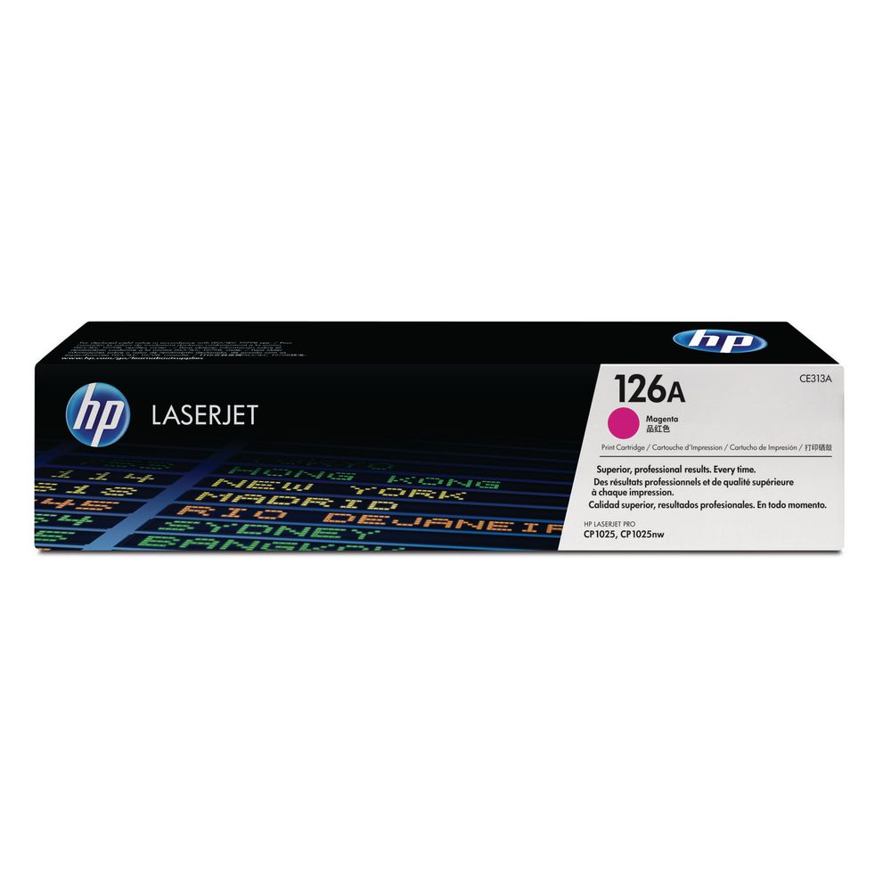 HP 126A LaserJet Toner Cartridge Magenta CE313A