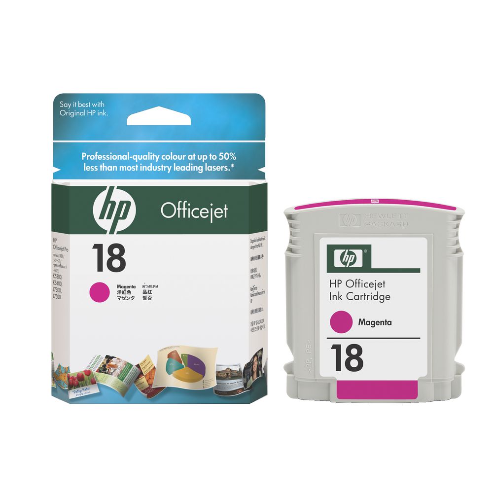 HP 18 Ink Cartridge Magenta