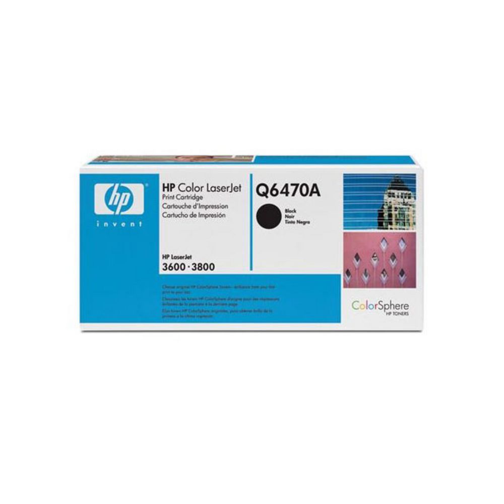 HP 510A LaserJet Toner Cartridge Black Q6470A