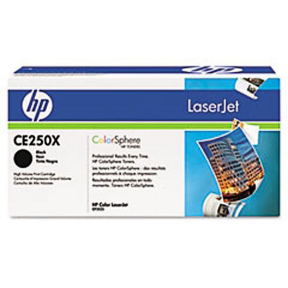 HP 504X High Yield LaserJet Toner Cartridge Black CE250X