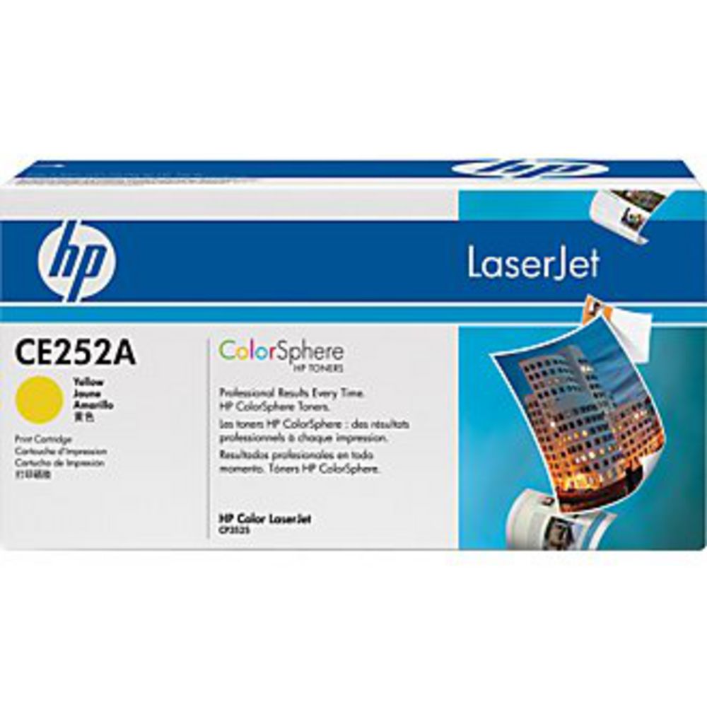 HP 504A LaserJet Toner Cartridge Yellow CE252A