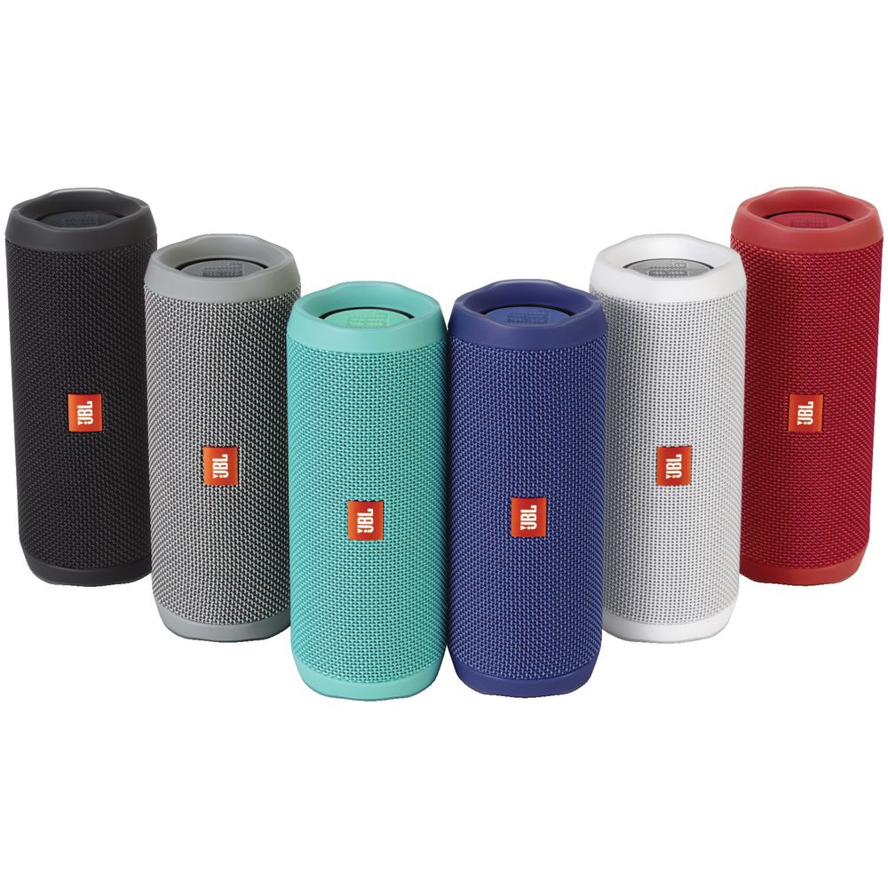 JBL Flip 4 Portable Bluetooth Speaker White