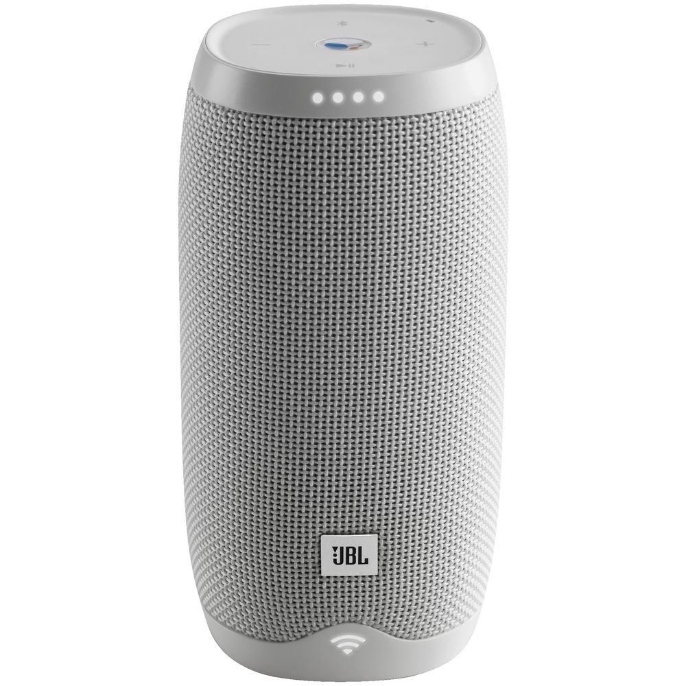 JBL Link 10 Portable Bluetooth Speaker Google Assistant White