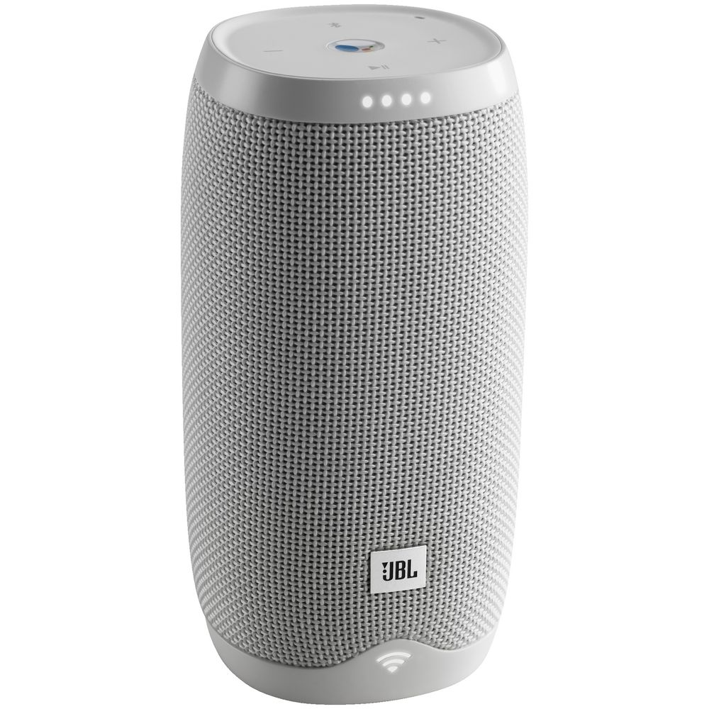 JBL Link 10 Portable Bluetooth Speaker Google Assistant White