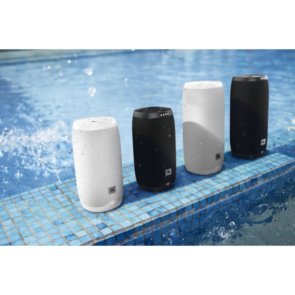 JBL Link 20 Portable Bluetooth Speaker Google Assistant Black