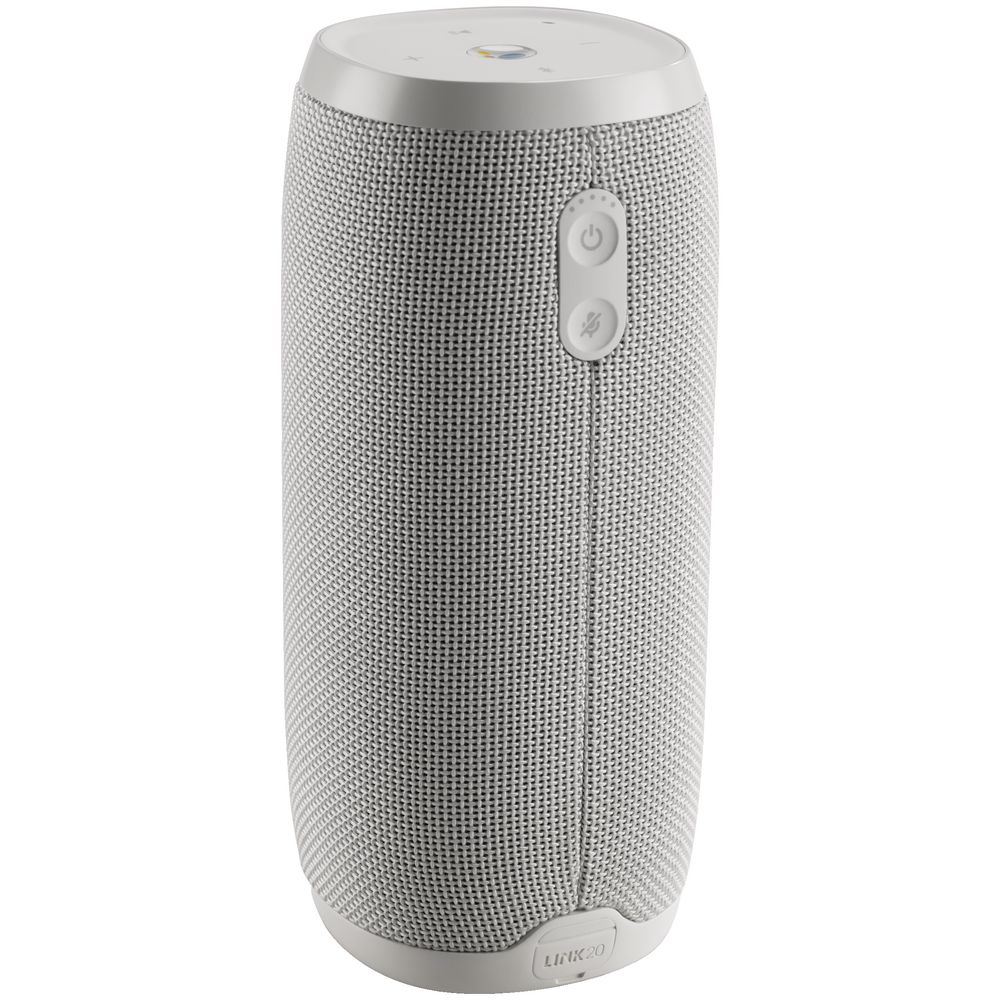 JBL Link 20 Portable Bluetooth Speaker Google Assistant White
