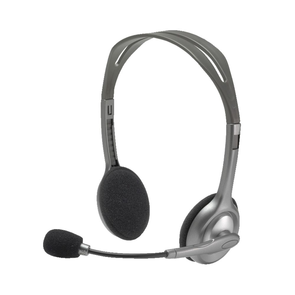 Logitech On-ear Headset Silver H110