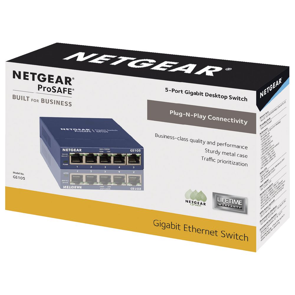 Netgear 5 Port Gigabit Switch GS105