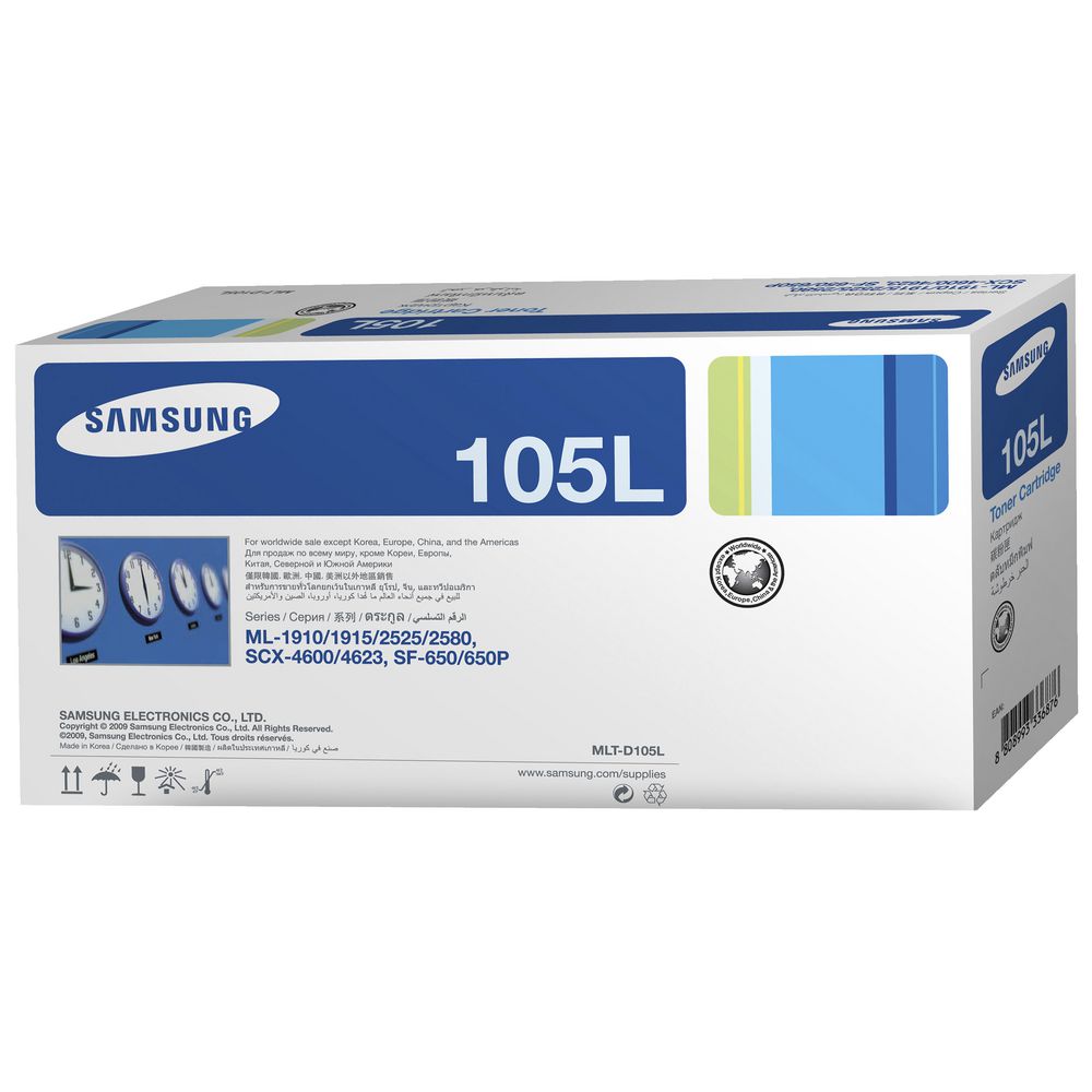 Samsung High Capacity Toner Cartridge Black MLT-D105L